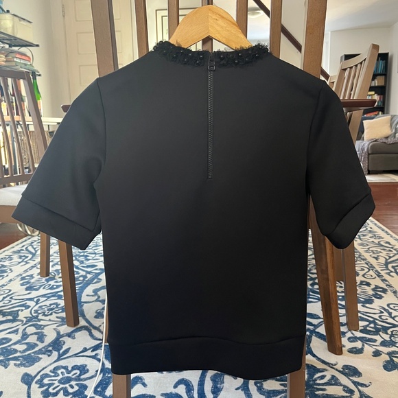 Pink Tartan Short Sleeve Neoprene Top - Picture 2 of 6